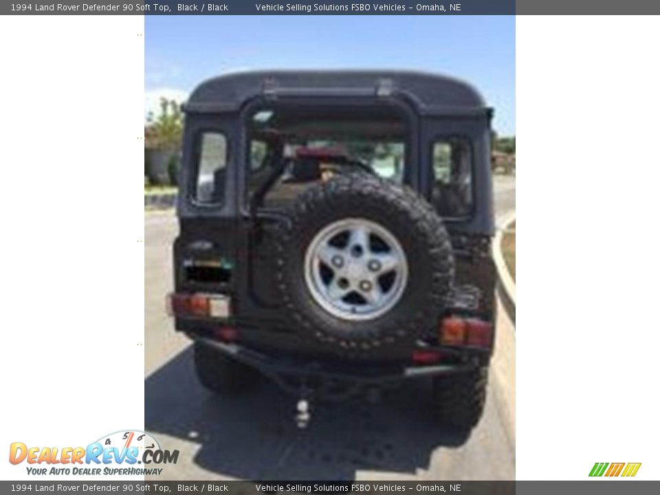 1994 Land Rover Defender 90 Soft Top Black / Black Photo #17