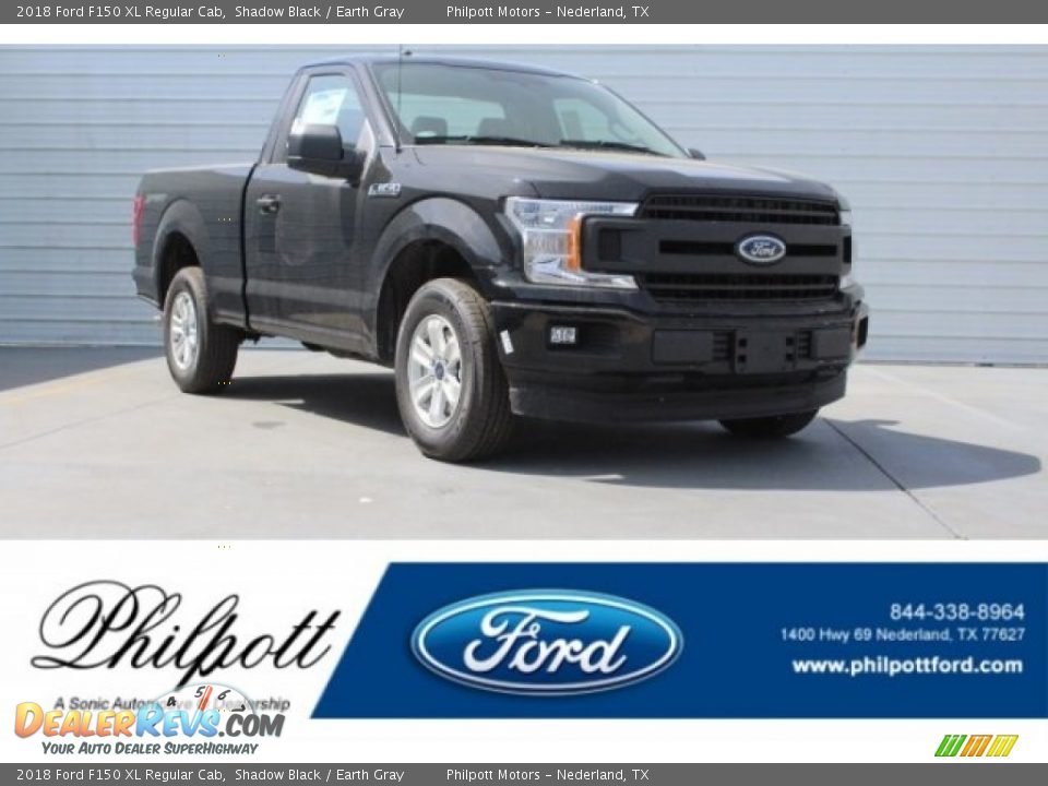 2018 Ford F150 XL Regular Cab Shadow Black / Earth Gray Photo #1