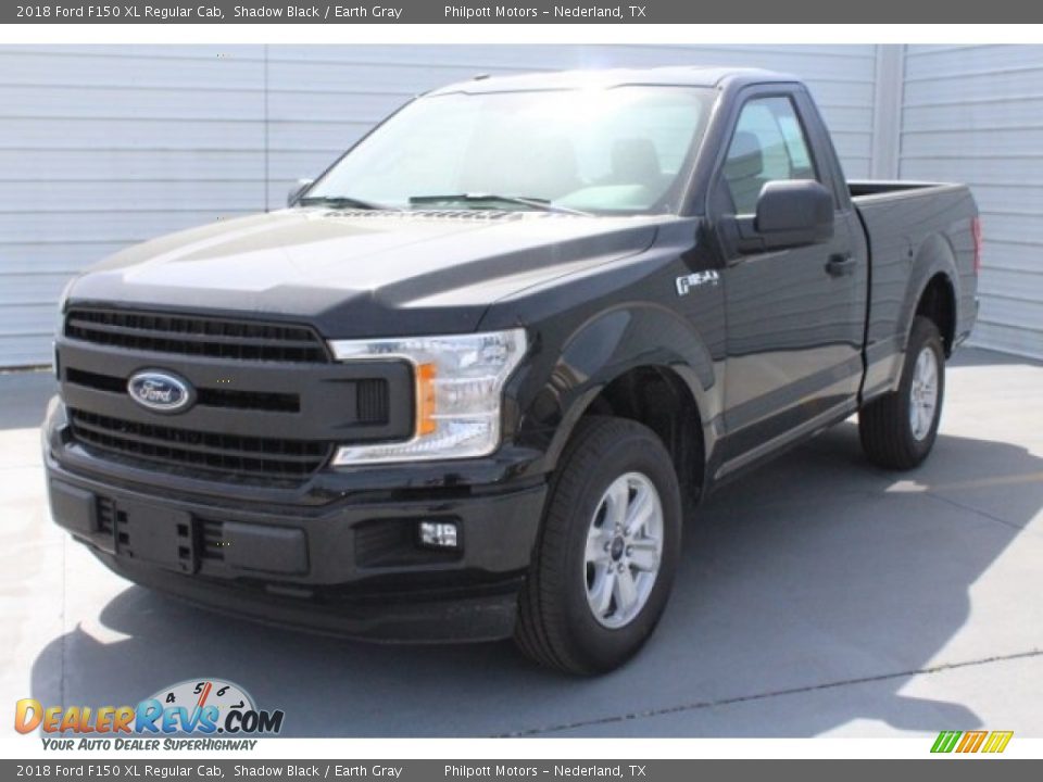 2018 Ford F150 XL Regular Cab Shadow Black / Earth Gray Photo #3