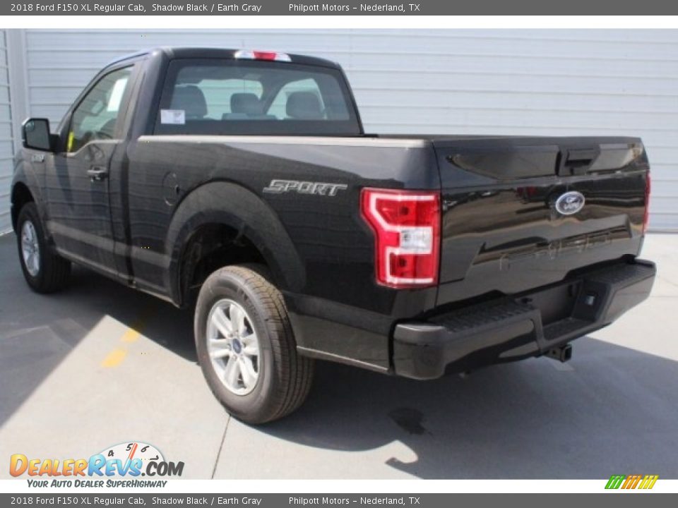 2018 Ford F150 XL Regular Cab Shadow Black / Earth Gray Photo #8