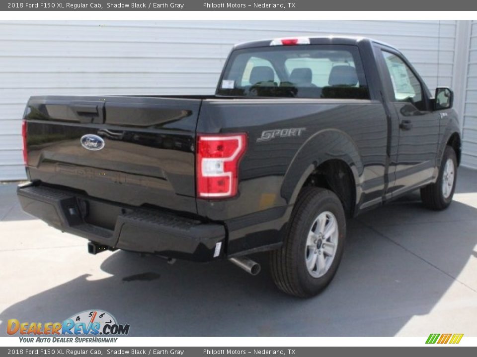 2018 Ford F150 XL Regular Cab Shadow Black / Earth Gray Photo #10