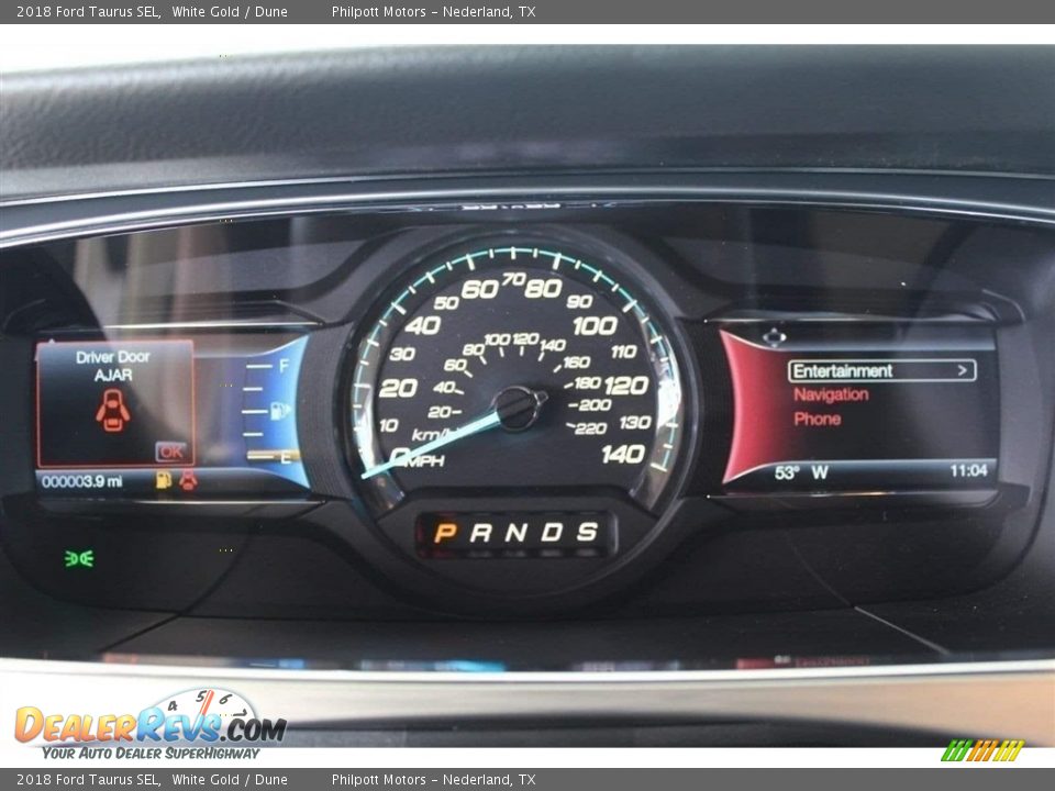 2018 Ford Taurus SEL Gauges Photo #30