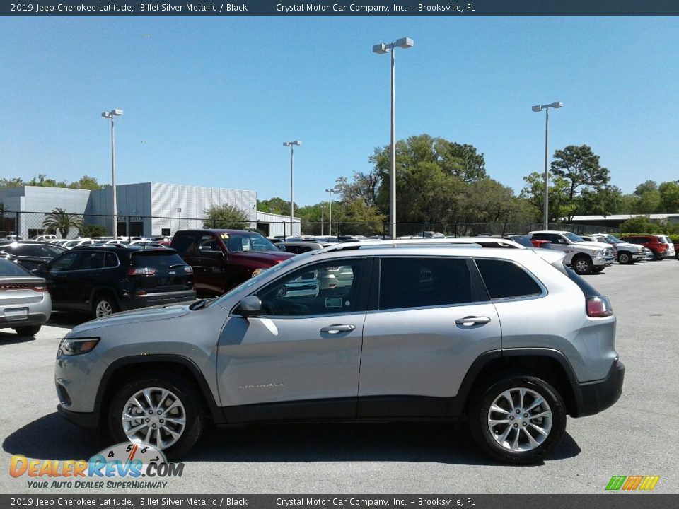 2019 Jeep Cherokee Latitude Billet Silver Metallic / Black Photo #2