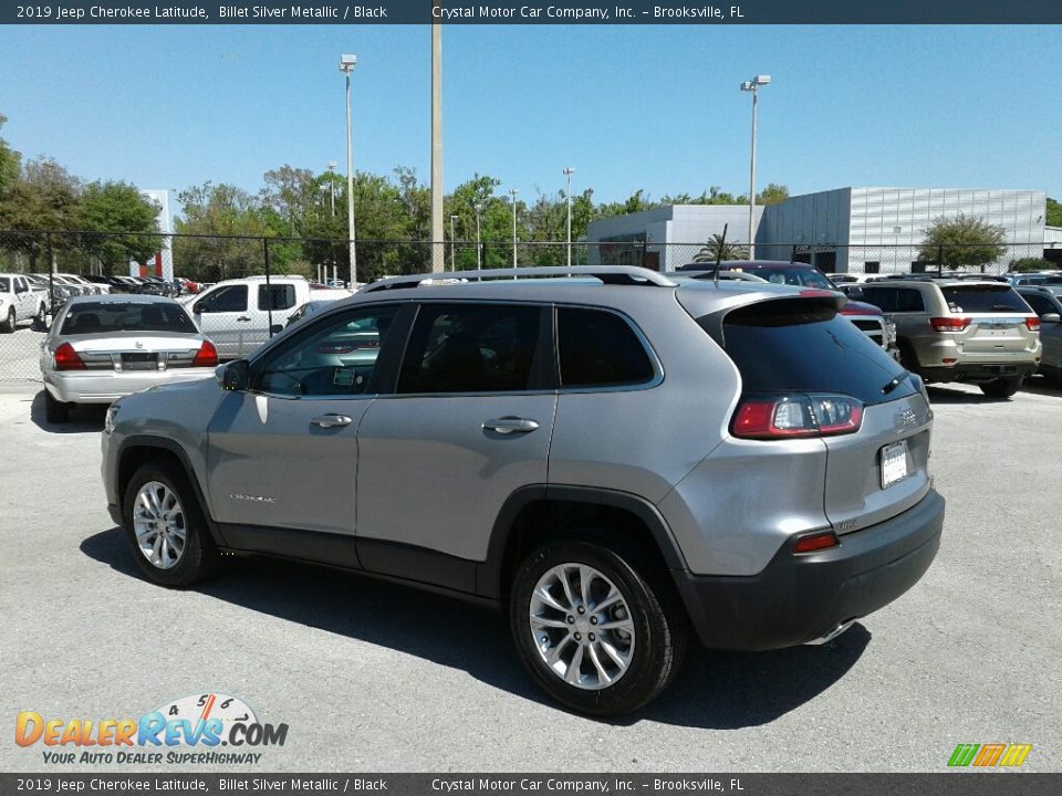 2019 Jeep Cherokee Latitude Billet Silver Metallic / Black Photo #3
