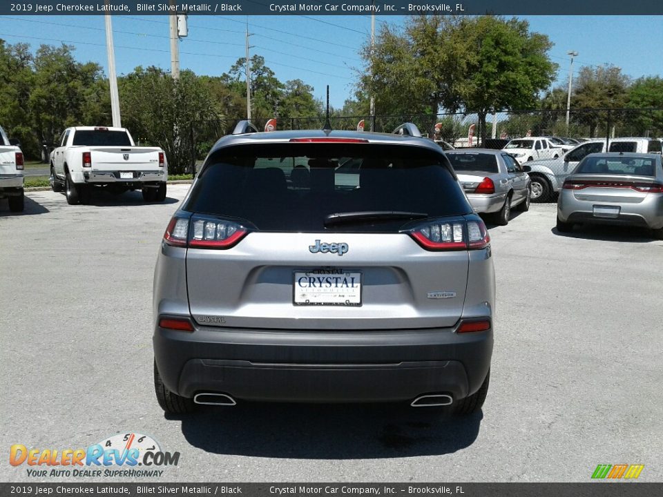 2019 Jeep Cherokee Latitude Billet Silver Metallic / Black Photo #4
