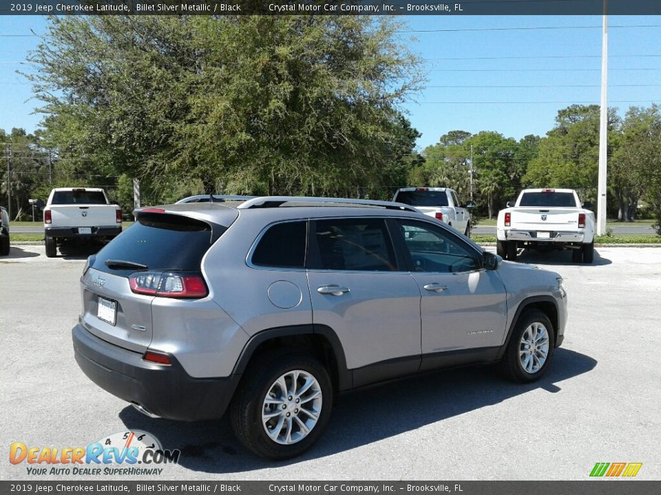 2019 Jeep Cherokee Latitude Billet Silver Metallic / Black Photo #5
