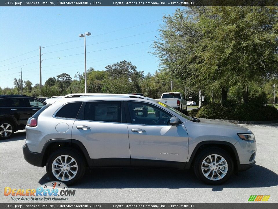 2019 Jeep Cherokee Latitude Billet Silver Metallic / Black Photo #6