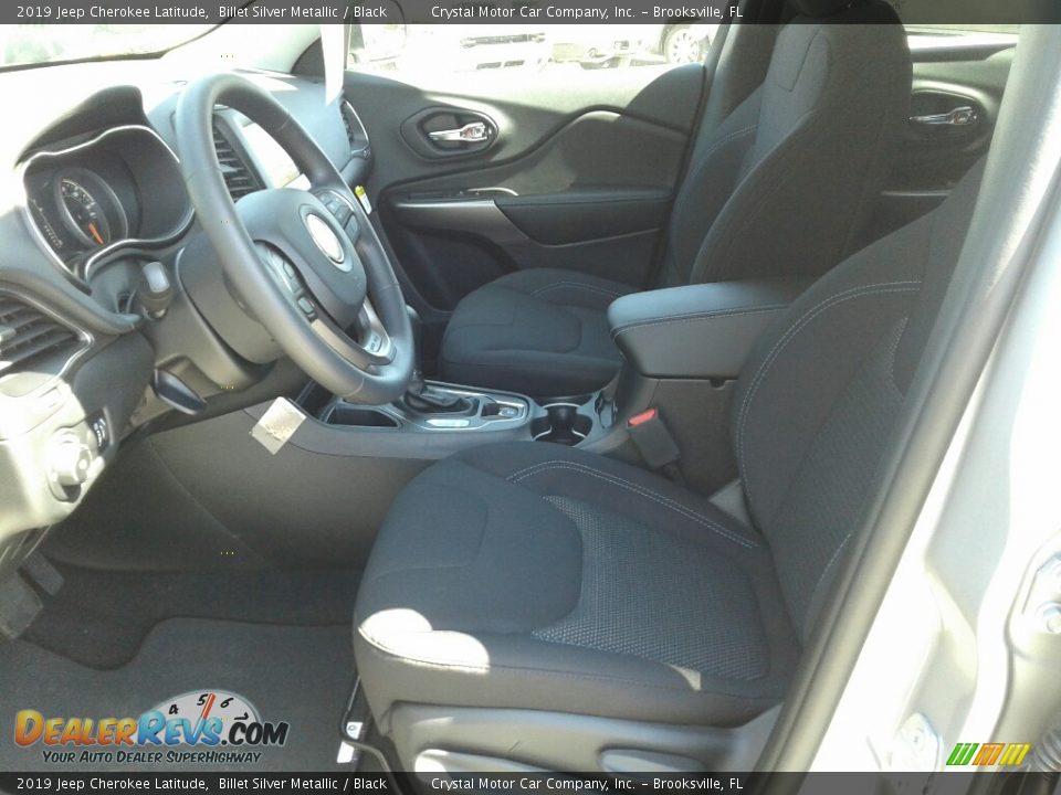 2019 Jeep Cherokee Latitude Billet Silver Metallic / Black Photo #9