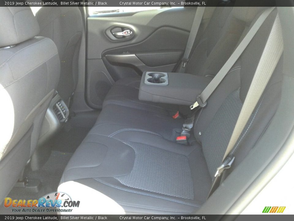 2019 Jeep Cherokee Latitude Billet Silver Metallic / Black Photo #10