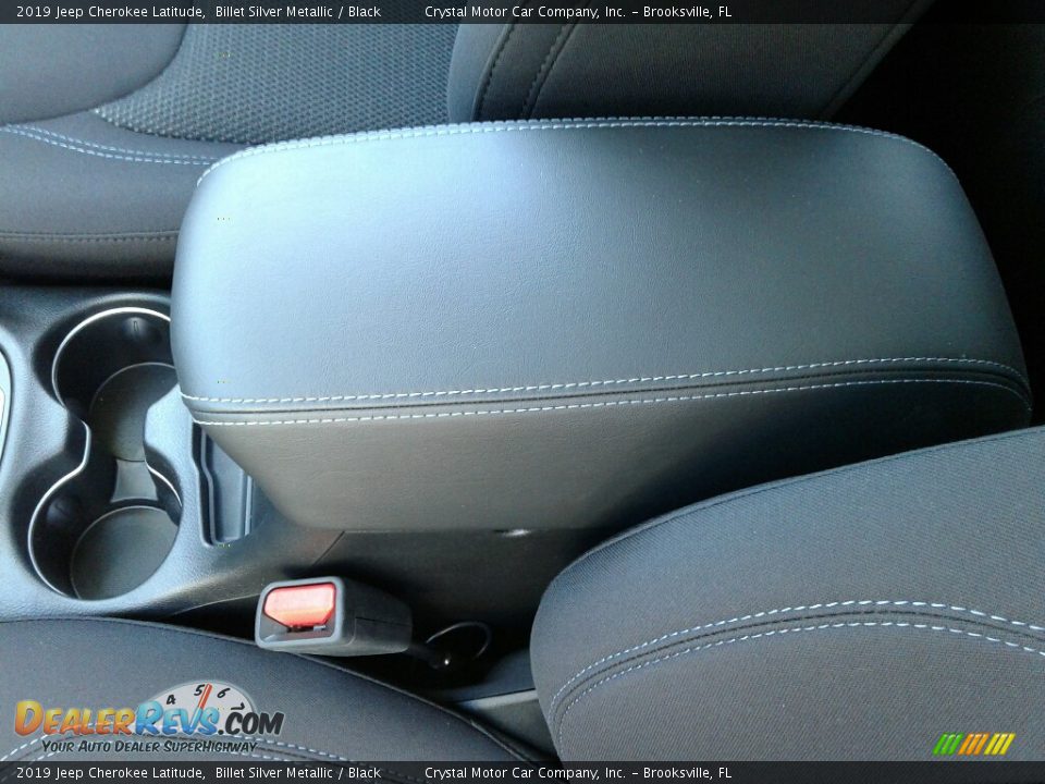 2019 Jeep Cherokee Latitude Billet Silver Metallic / Black Photo #18