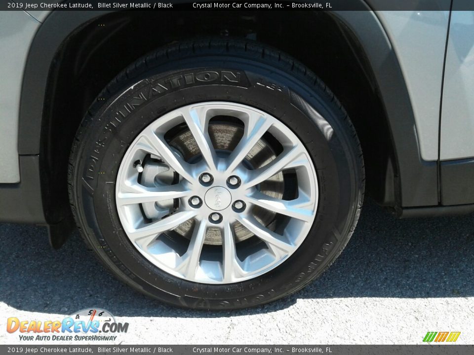 2019 Jeep Cherokee Latitude Billet Silver Metallic / Black Photo #20