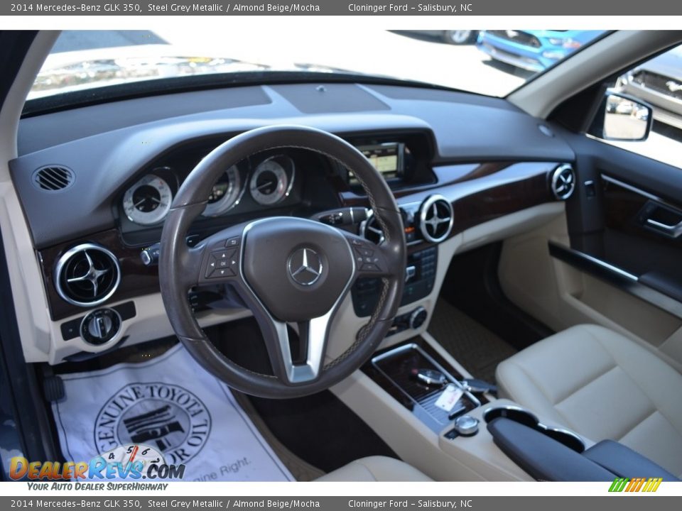 2014 Mercedes-Benz GLK 350 Steel Grey Metallic / Almond Beige/Mocha Photo #10