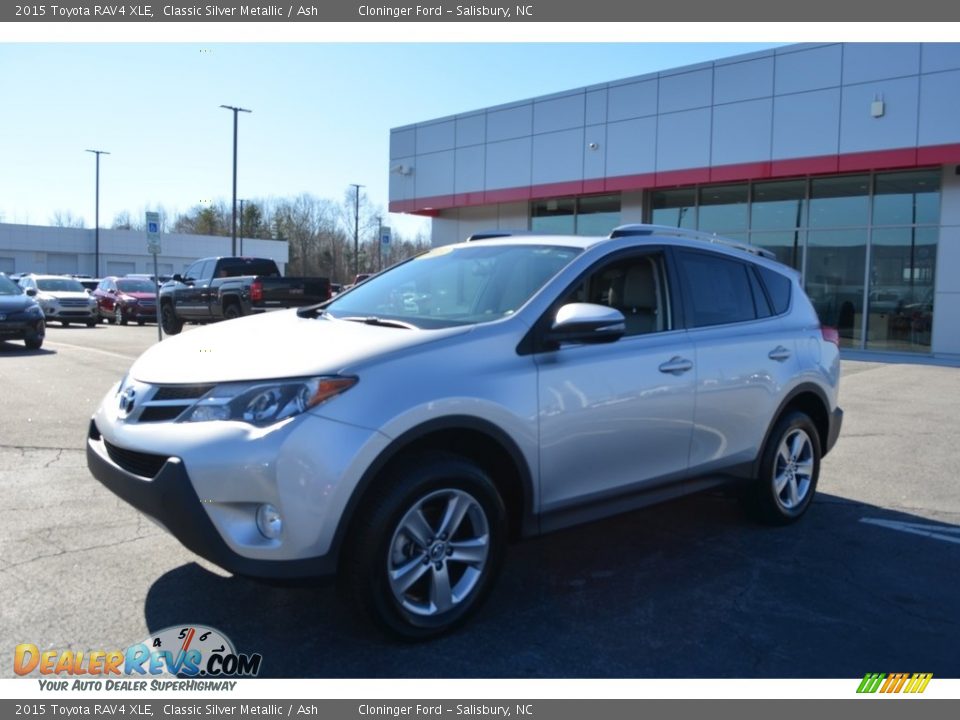 2015 Toyota RAV4 XLE Classic Silver Metallic / Ash Photo #6