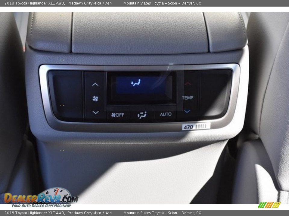 2018 Toyota Highlander XLE AWD Predawn Gray Mica / Ash Photo #17