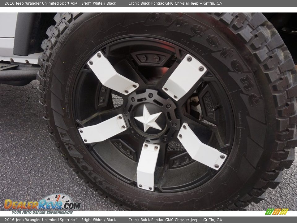2016 Jeep Wrangler Unlimited Sport 4x4 Bright White / Black Photo #19