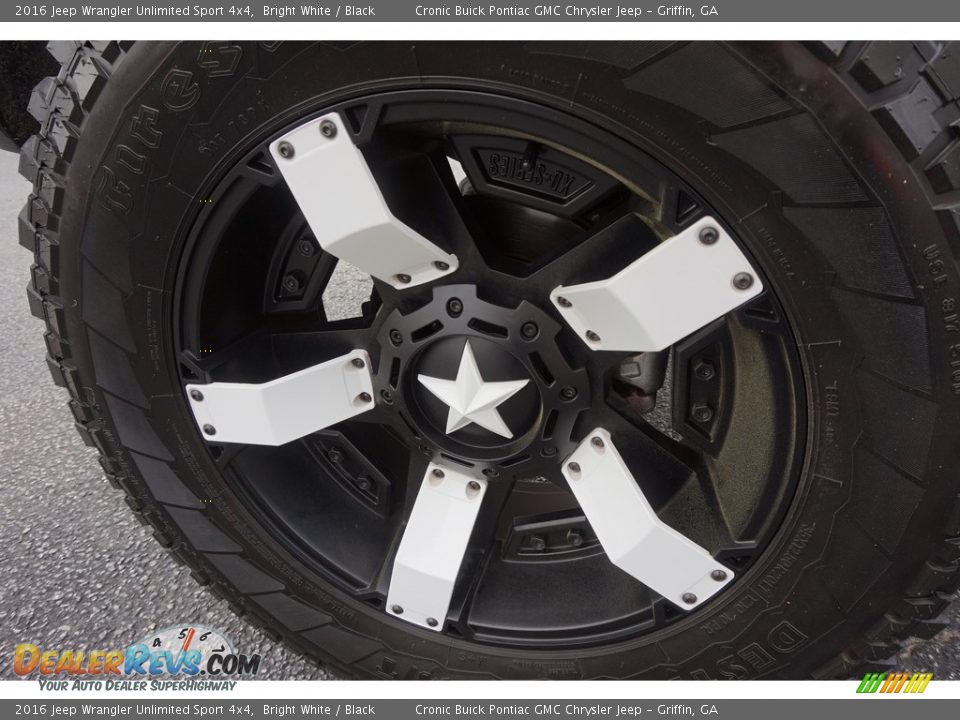 2016 Jeep Wrangler Unlimited Sport 4x4 Bright White / Black Photo #20