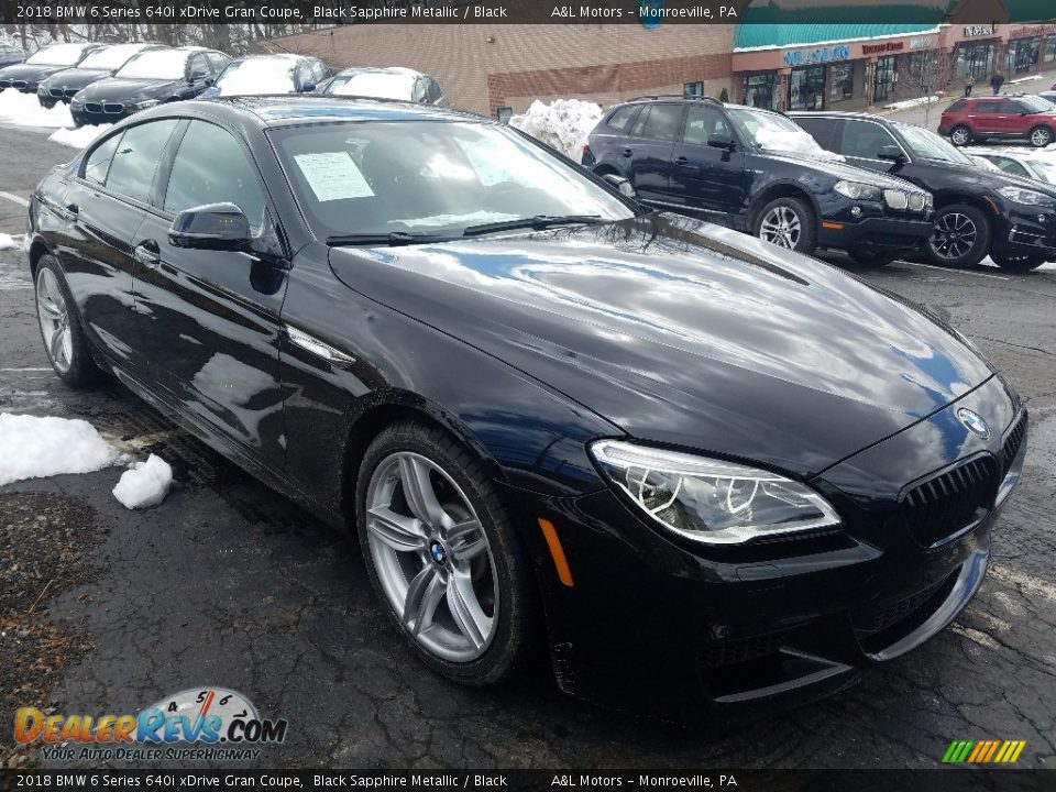 Front 3/4 View of 2018 BMW 6 Series 640i xDrive Gran Coupe Photo #3