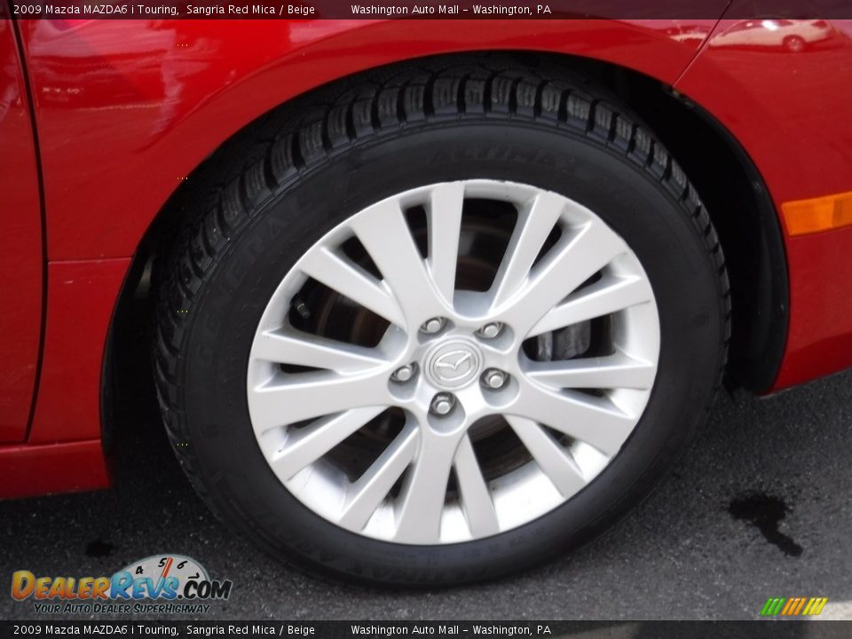 2009 Mazda MAZDA6 i Touring Sangria Red Mica / Beige Photo #3