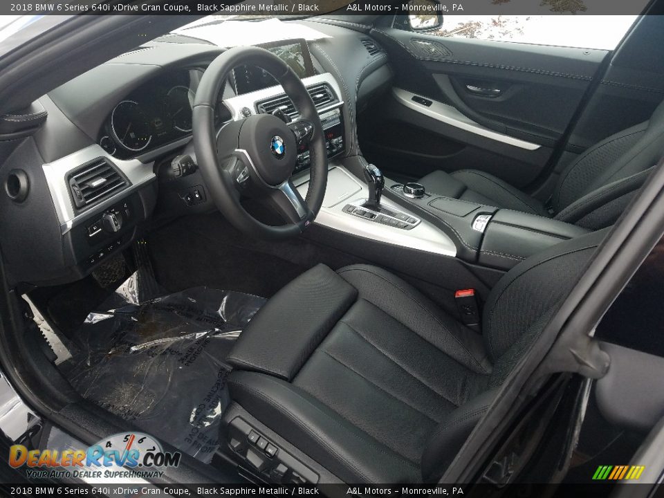 Front Seat of 2018 BMW 6 Series 640i xDrive Gran Coupe Photo #7