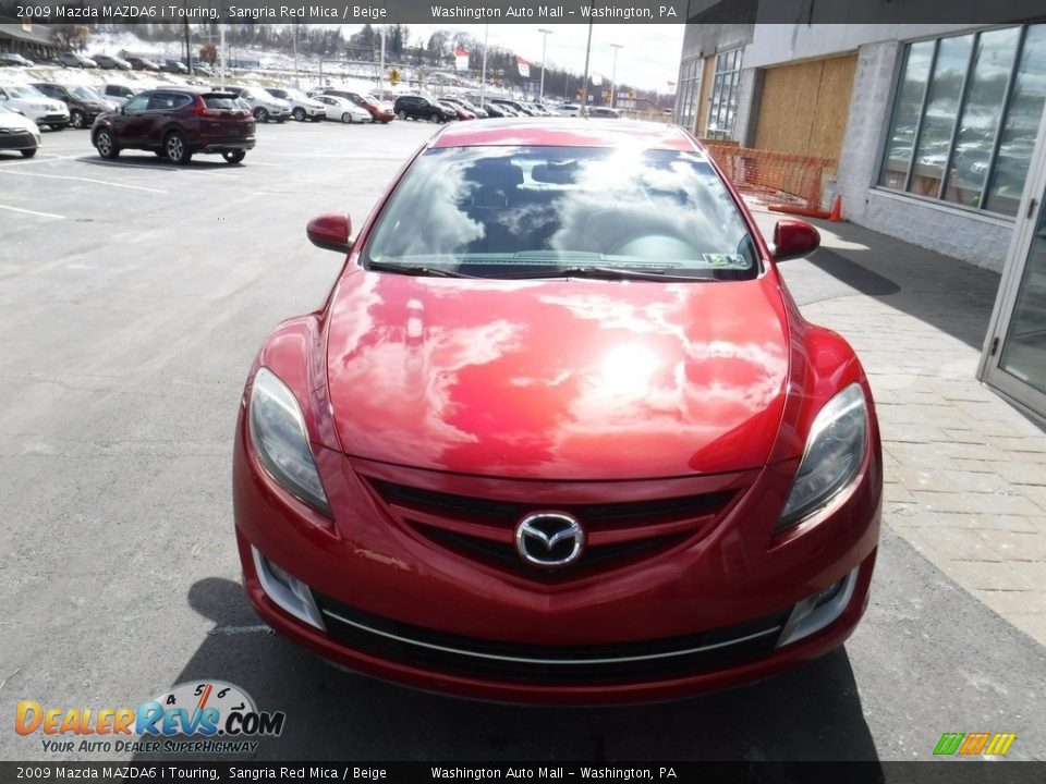 2009 Mazda MAZDA6 i Touring Sangria Red Mica / Beige Photo #5