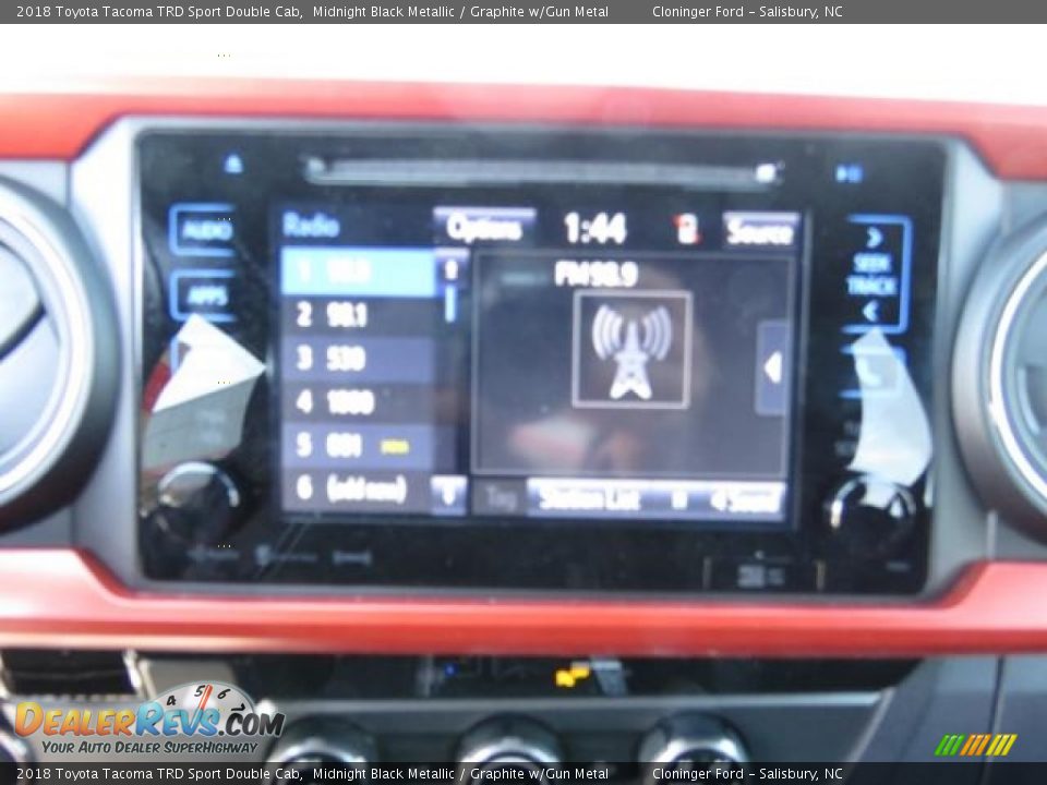 2018 Toyota Tacoma TRD Sport Double Cab Midnight Black Metallic / Graphite w/Gun Metal Photo #17
