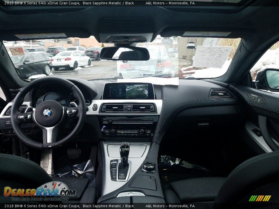 Dashboard of 2018 BMW 6 Series 640i xDrive Gran Coupe Photo #9