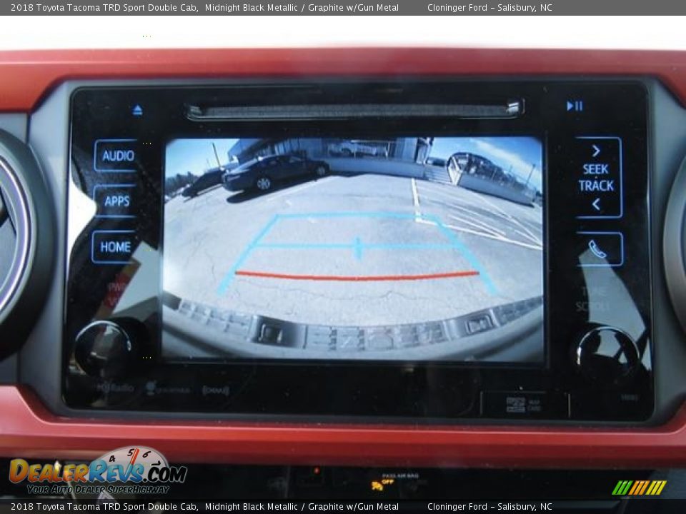 2018 Toyota Tacoma TRD Sport Double Cab Midnight Black Metallic / Graphite w/Gun Metal Photo #19