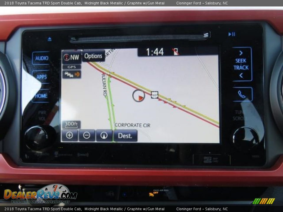 2018 Toyota Tacoma TRD Sport Double Cab Midnight Black Metallic / Graphite w/Gun Metal Photo #20