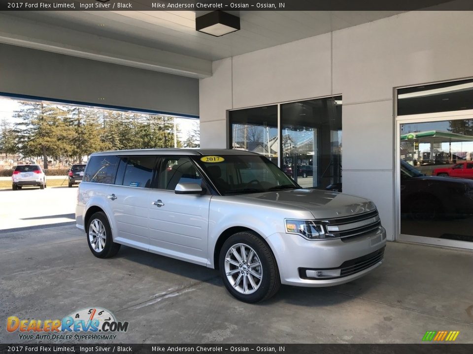 2017 Ford Flex Limited Ingot Silver / Black Photo #1