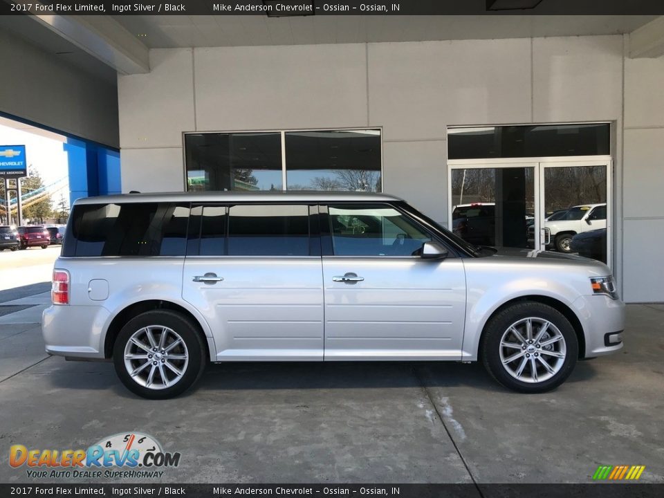 2017 Ford Flex Limited Ingot Silver / Black Photo #2