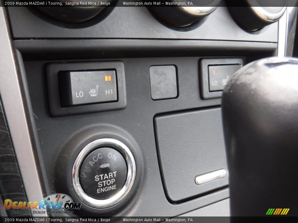 2009 Mazda MAZDA6 i Touring Sangria Red Mica / Beige Photo #20