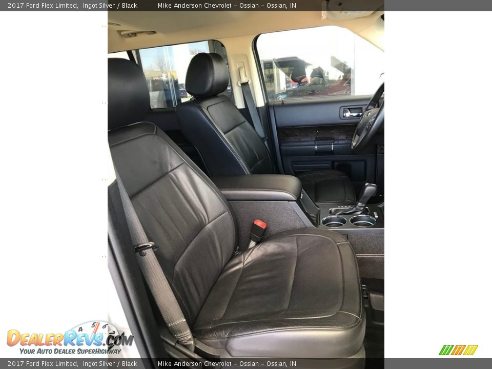 2017 Ford Flex Limited Ingot Silver / Black Photo #9