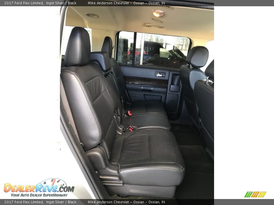 2017 Ford Flex Limited Ingot Silver / Black Photo #10