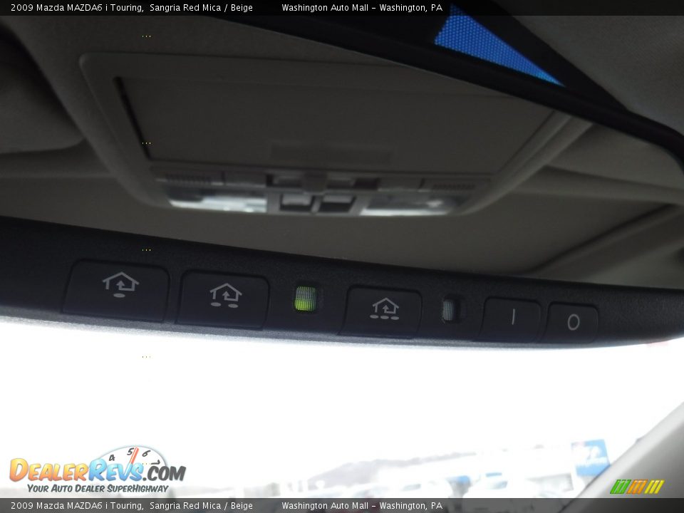 2009 Mazda MAZDA6 i Touring Sangria Red Mica / Beige Photo #23