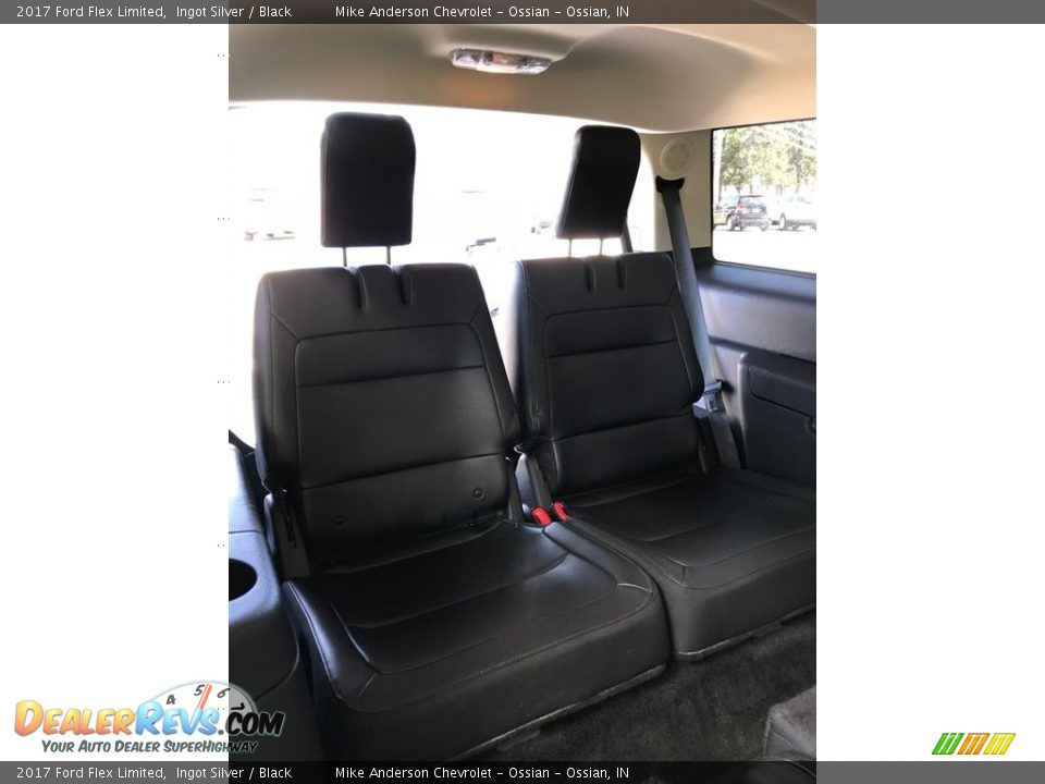 2017 Ford Flex Limited Ingot Silver / Black Photo #14