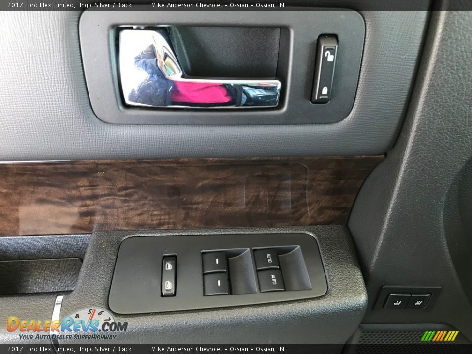 2017 Ford Flex Limited Ingot Silver / Black Photo #17