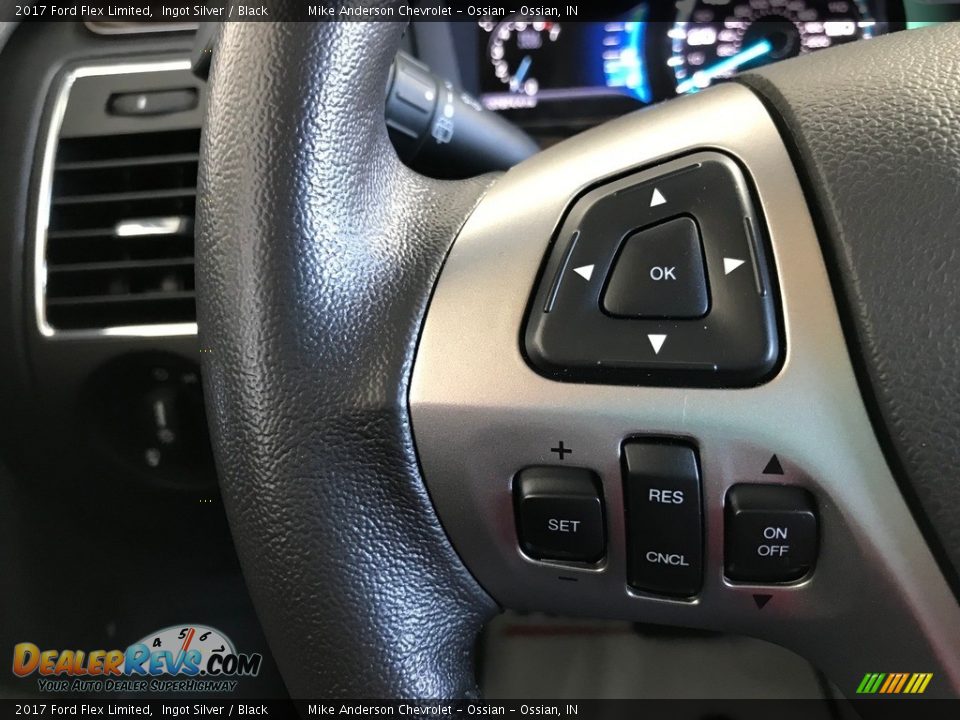 2017 Ford Flex Limited Ingot Silver / Black Photo #22