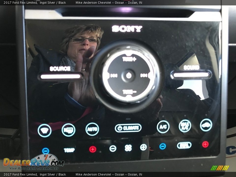 2017 Ford Flex Limited Ingot Silver / Black Photo #24