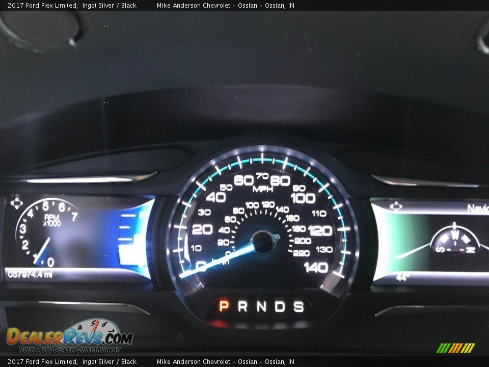 2017 Ford Flex Limited Ingot Silver / Black Photo #25