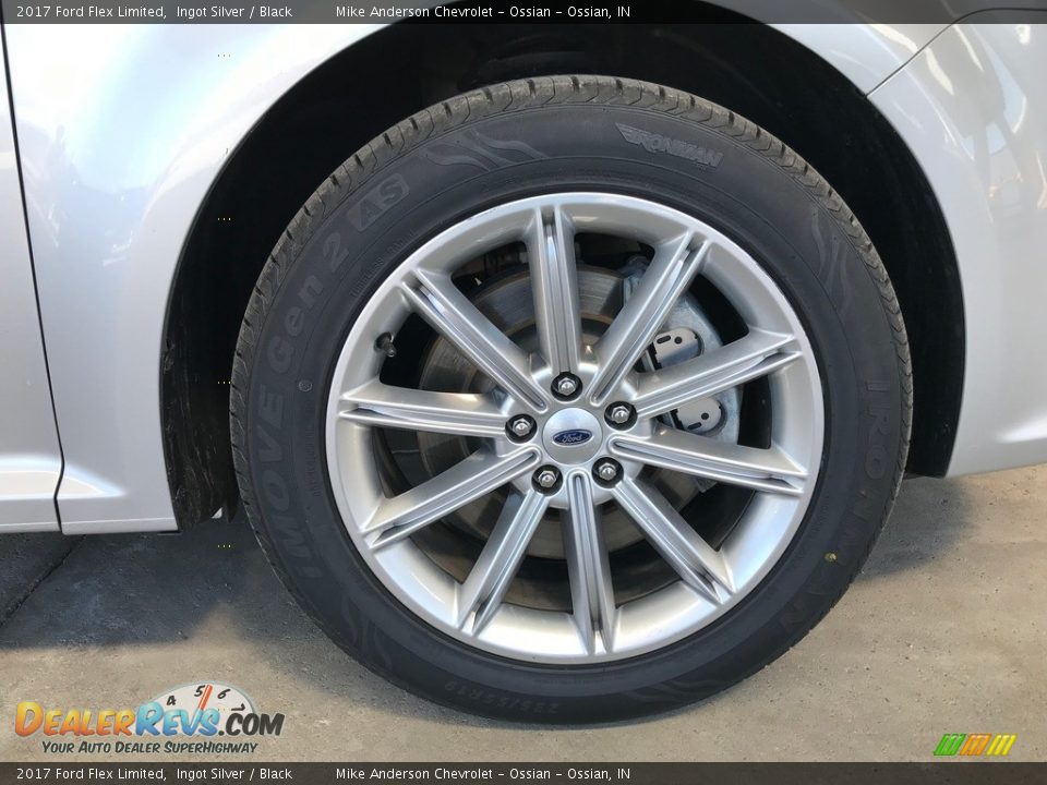 2017 Ford Flex Limited Ingot Silver / Black Photo #30