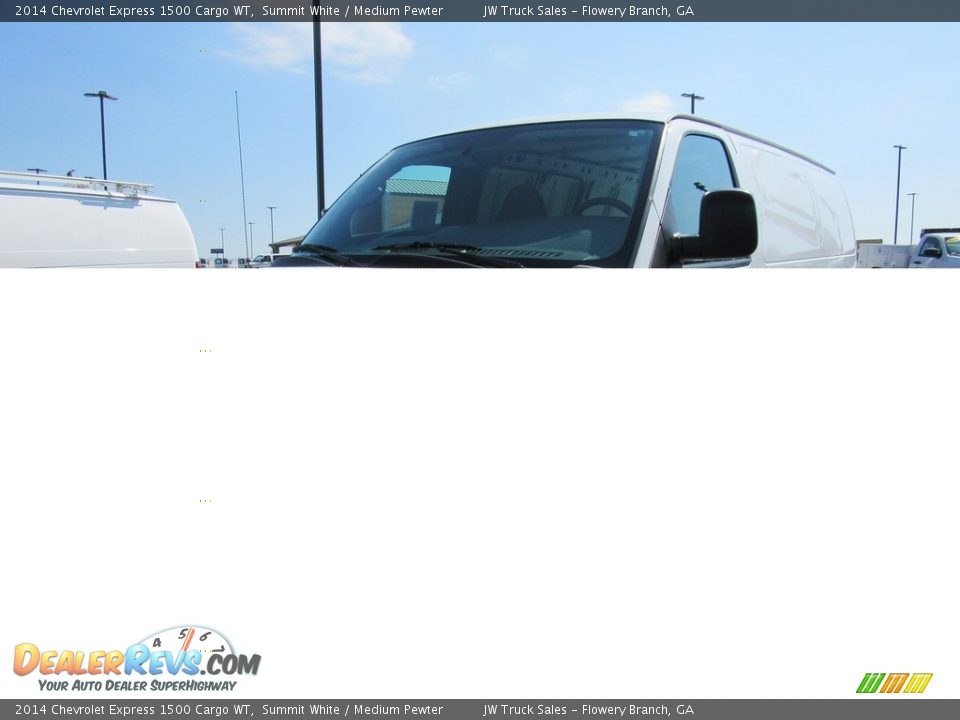2014 Chevrolet Express 1500 Cargo WT Summit White / Medium Pewter Photo #1