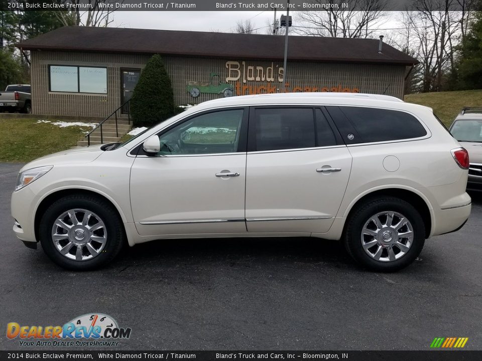 2014 Buick Enclave Premium White Diamond Tricoat / Titanium Photo #1