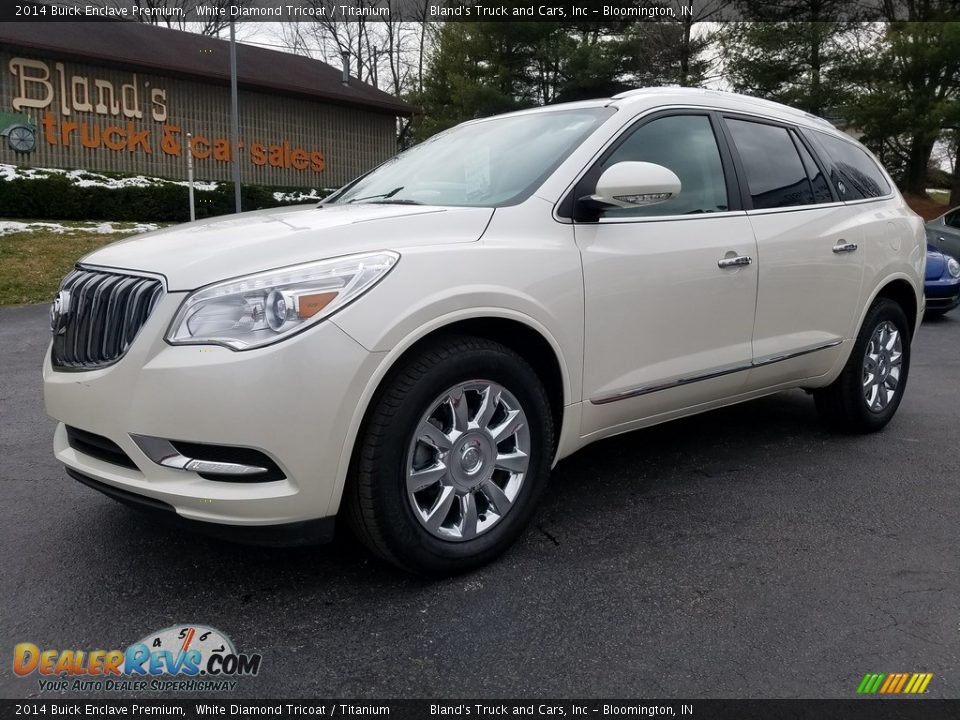 2014 Buick Enclave Premium White Diamond Tricoat / Titanium Photo #2