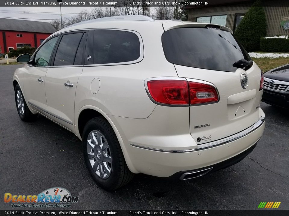 2014 Buick Enclave Premium White Diamond Tricoat / Titanium Photo #3