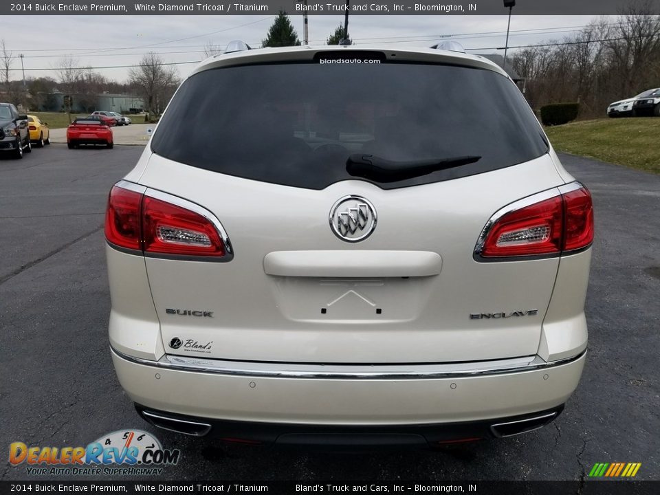 2014 Buick Enclave Premium White Diamond Tricoat / Titanium Photo #4