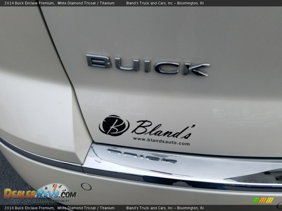 2014 Buick Enclave Premium White Diamond Tricoat / Titanium Photo #5