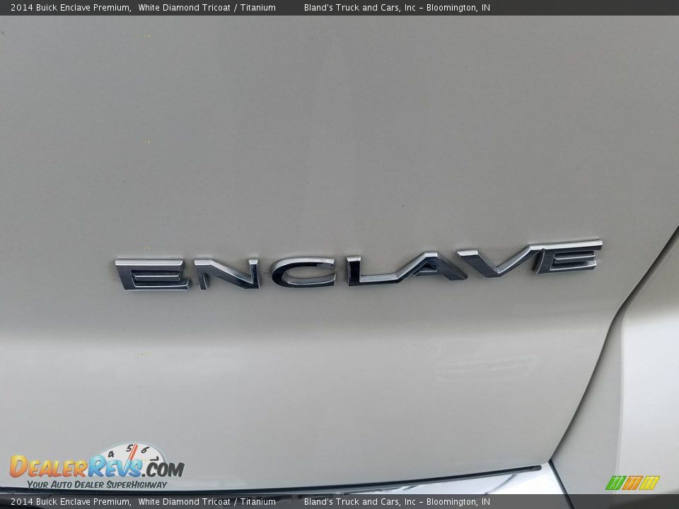 2014 Buick Enclave Premium White Diamond Tricoat / Titanium Photo #6
