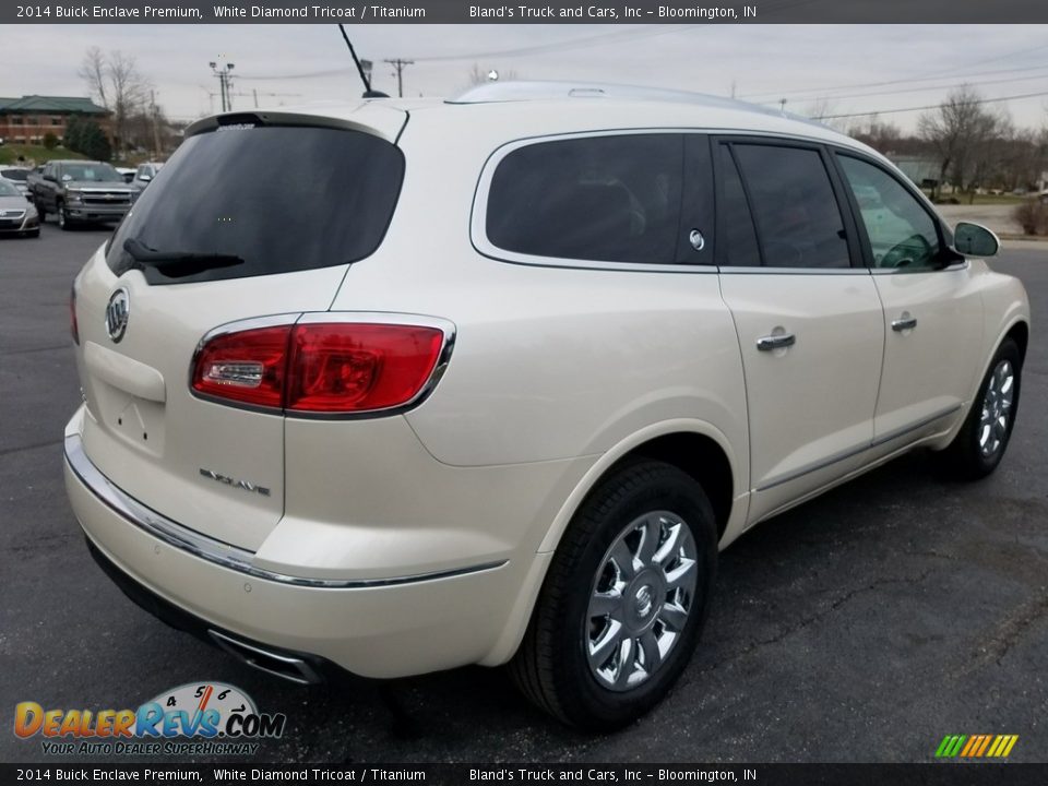 2014 Buick Enclave Premium White Diamond Tricoat / Titanium Photo #7