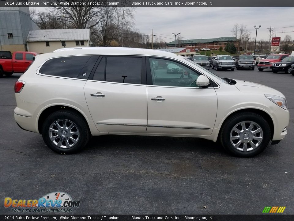 2014 Buick Enclave Premium White Diamond Tricoat / Titanium Photo #8