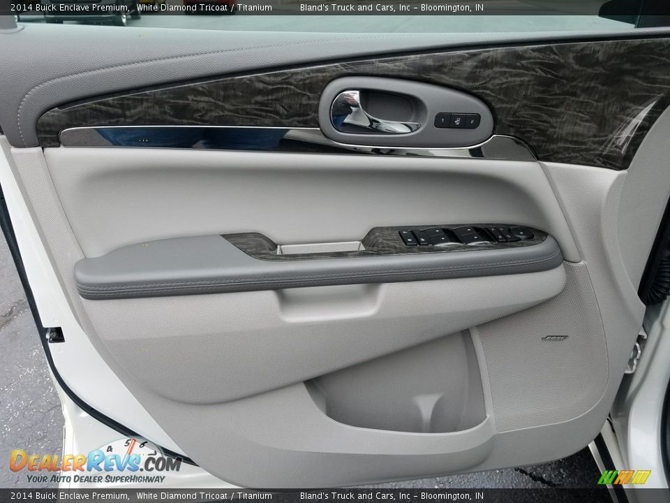 2014 Buick Enclave Premium White Diamond Tricoat / Titanium Photo #11